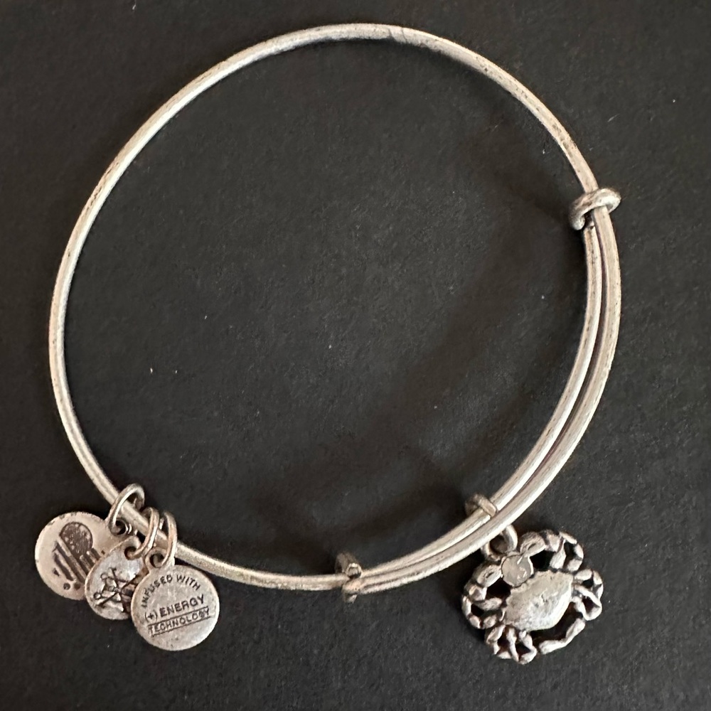 Alex and Ani Crab with Crystal Bracelet